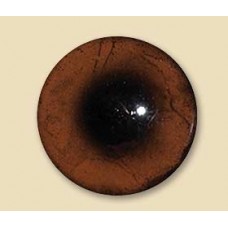 14mm Dark Brown Round Pupil by Van Dykes